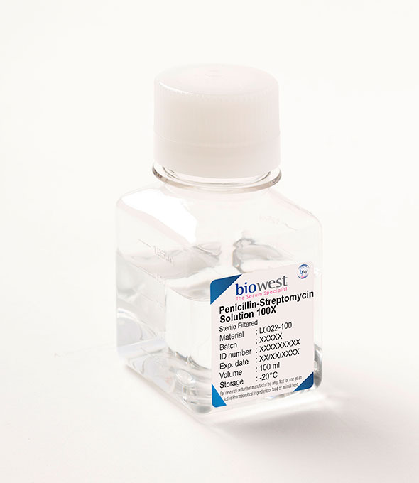 Penicilina-estreptomicina en solución 100X (BIO-L0022-100)